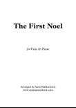 The First Noel - Viola & Piano mini preview