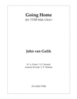 Going Home - for TTBB Male Choir