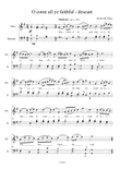 Adeste Fideles (O Come All Ye Faithful) new descant by Karen E McAulay