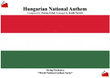 Hungarian National Anthem for String Orchestra (World National Anthem Series)