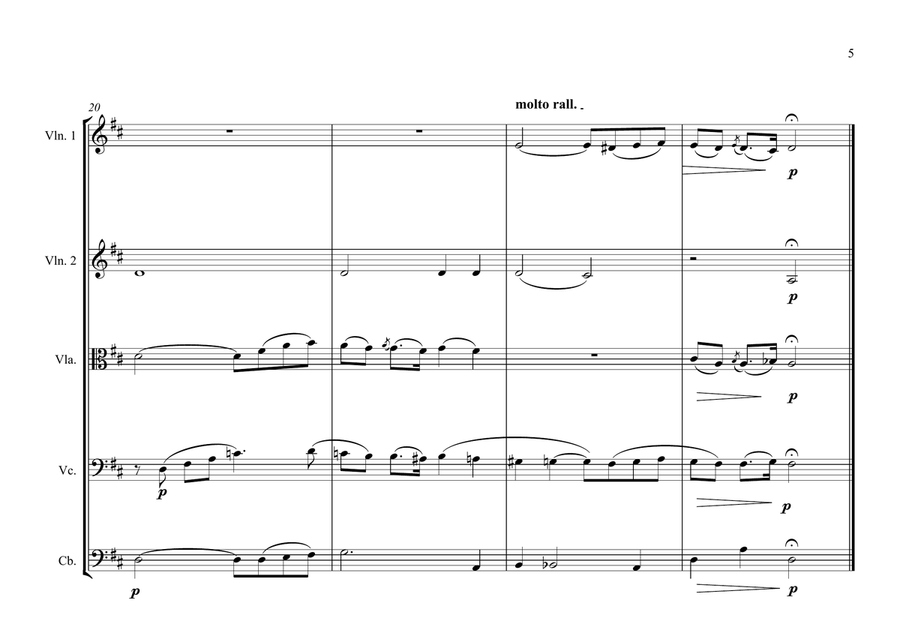 Hungarian National Anthem for String Orchestra (World National Anthem Series) String Orchestra scores gallery preview page 5