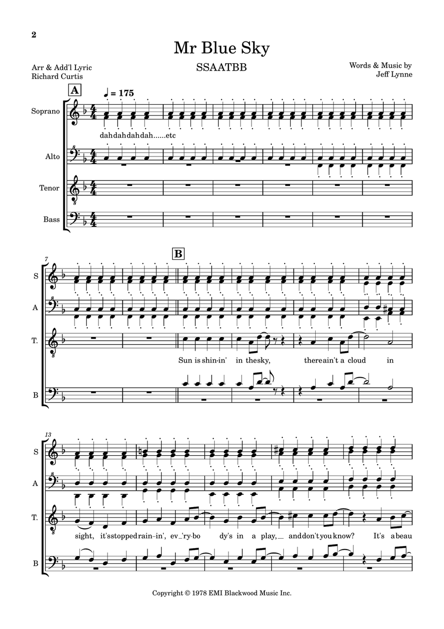 Mr. Blue Sky Divisi scores gallery preview page 2