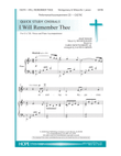 I Will Remember Thee - SATB mini preview