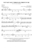 Yet Not I But Through Christ in Me (arr. Thomas Grassi) - Violin 1