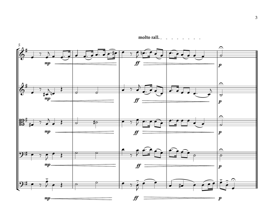 Greenlandic Regional Anthem for String Orchestra (MFAO World National Anthem Series) String Orchestra scores gallery preview page 3