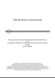 Take Me Home, Country Roads