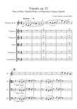 Triunfo, op. 23 - for clarinet and strings