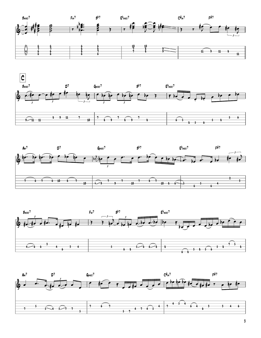 Giant Steps Giant Steps Electric Guitar scores gallery preview page 3