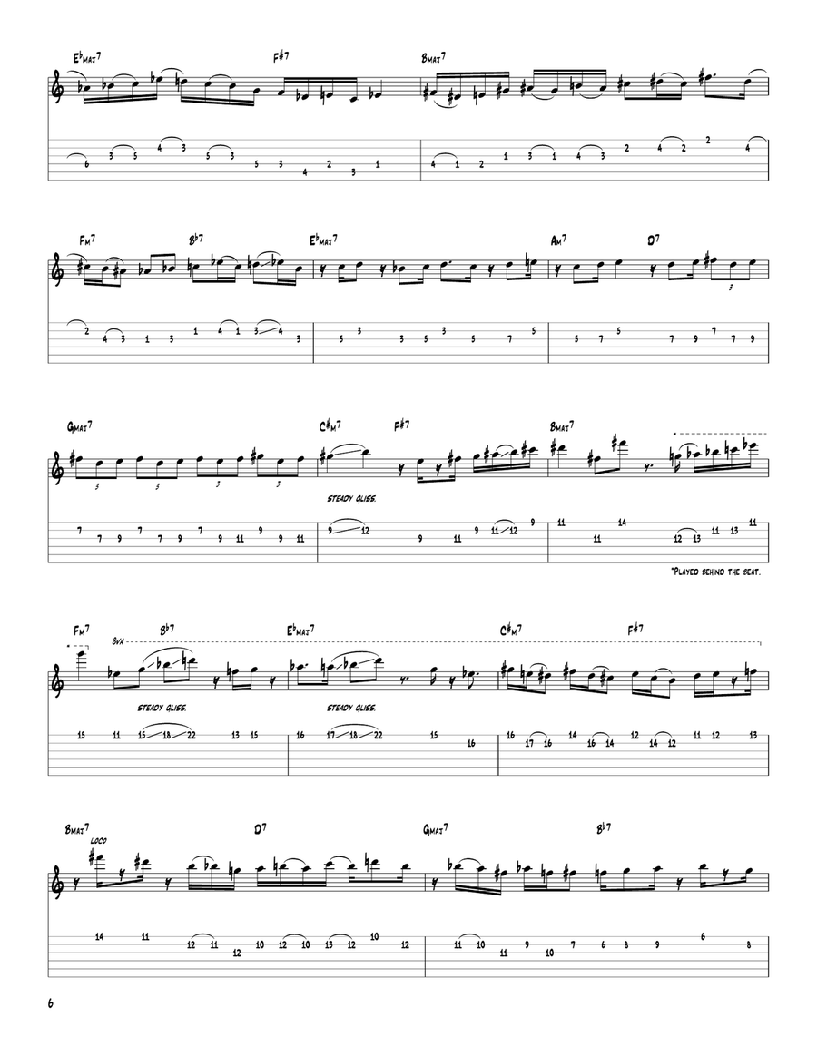 Giant Steps Giant Steps Electric Guitar scores gallery preview page 6