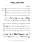 Hosanna, Loud Hosanna (with "Ride On, Ride On In Majesty!") (Brass Quartet and Piano) mini preview