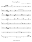 Amazing Grace for bassoon and piano