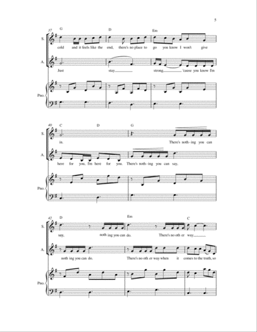 Keep Holding On SA scores gallery preview page 5