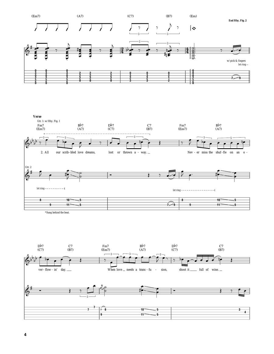 New Coat Of Paint New Coat Of Paint Acoustic Guitar scores gallery preview page 4