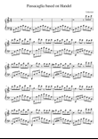 Passacaglia based on Handel Harpsichord suite