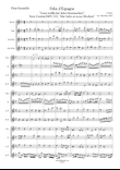 J S Bach La Folie d´Espagne - Unser trefflicher - Peasant Cantata, BWV 212. Flute Ensemble (Picc, F