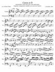 Canon in D for intermediate Violin-Cello Duet (with cello canon parts)