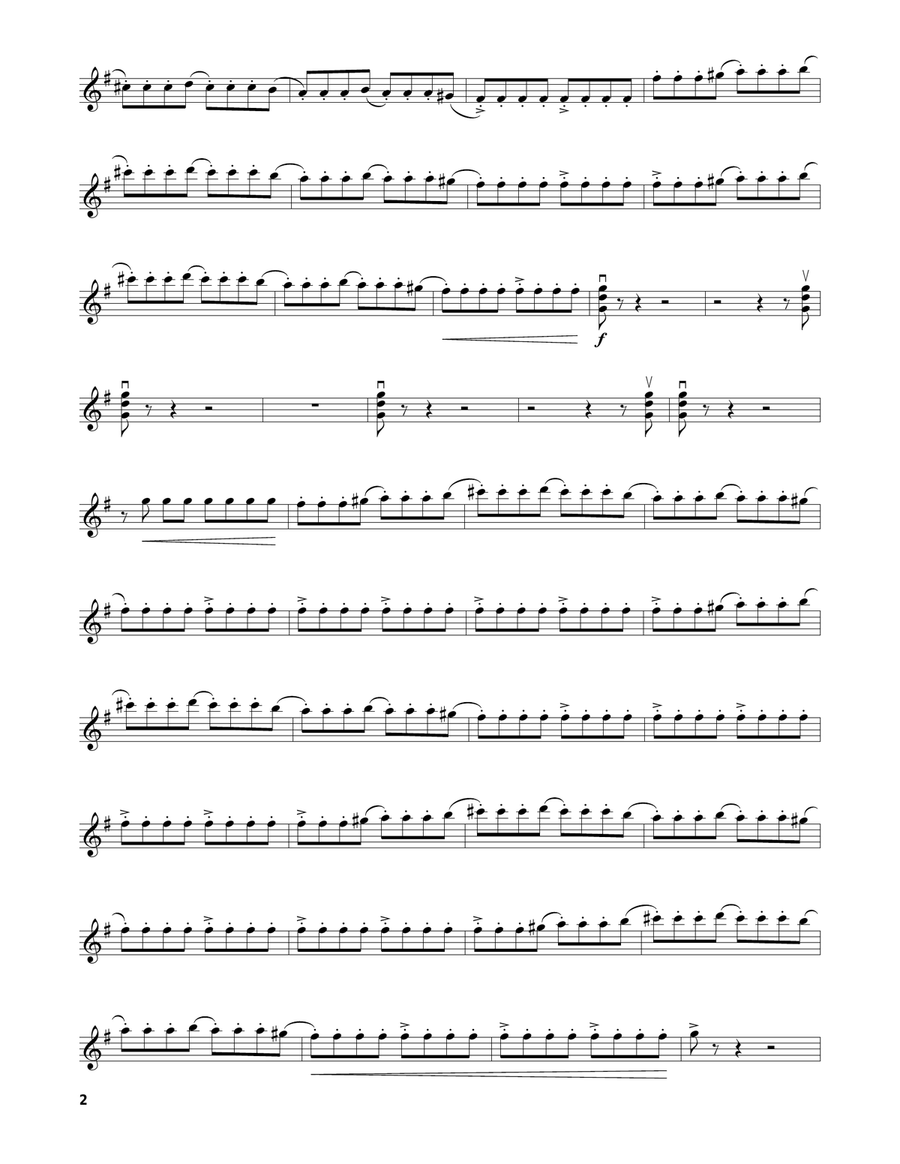A Mad Russian's Christmas Violin Solo scores gallery preview page 2