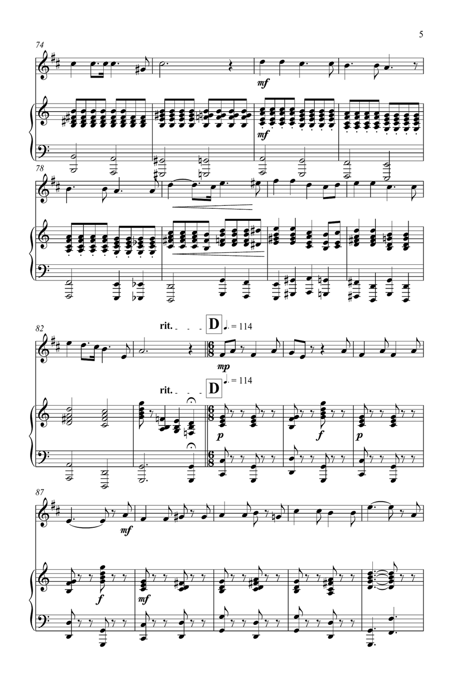 The Attack The Attack Trumpet Solo scores gallery preview page 6