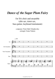 Dance of the Sugar Plum Fairy for SA voices and ensemble