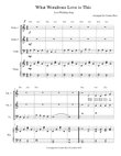 What Wondrous Love is This - Love/Wedding Song - strings and piano