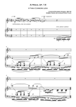 A praia, op. 14 - for tenor and piano