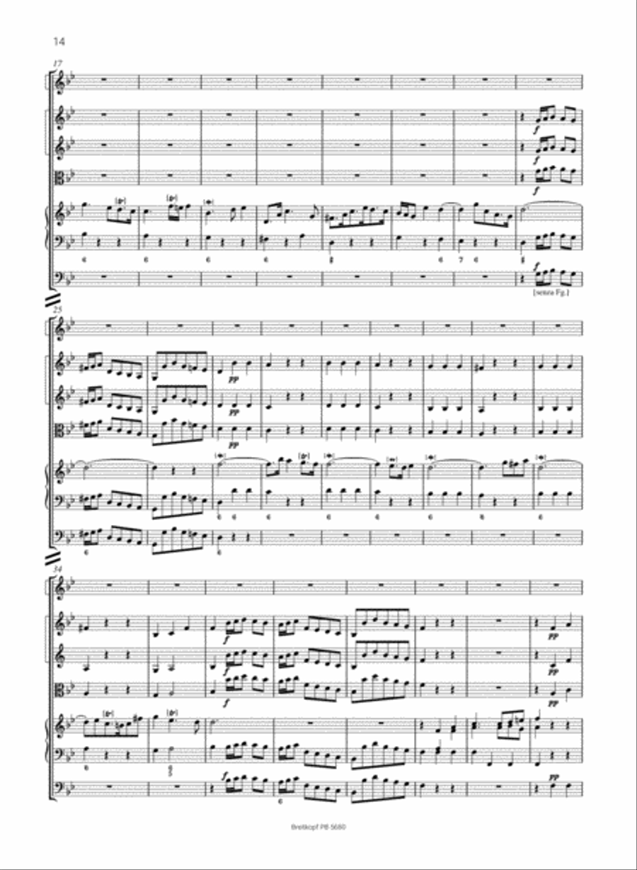 Complete Organ Concertos - Study Scores Orchestra scores gallery preview page 3