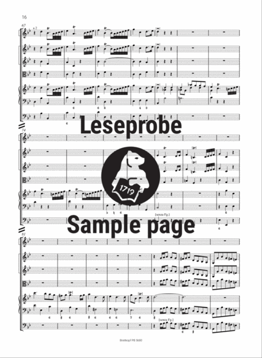 Complete Organ Concertos - Study Scores Orchestra scores gallery preview page 5