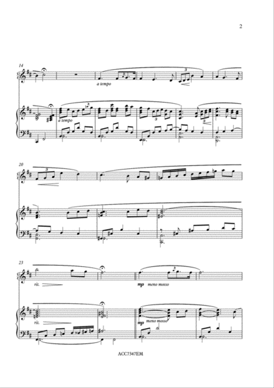 Astor for Accordion or Bandoneon and Piano Piano Accompaniment scores gallery preview page 3