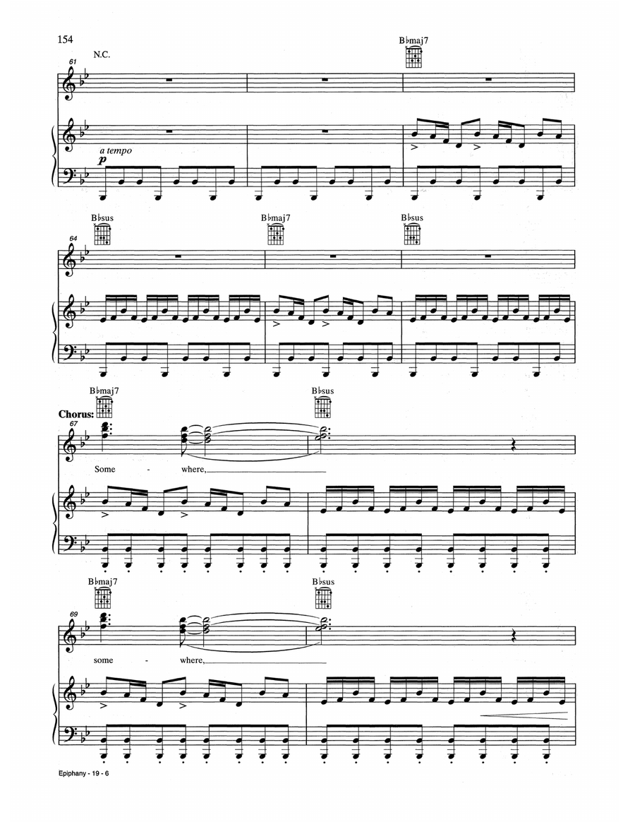 Epiphany Epiphany Piano, Vocal, Guitar scores gallery preview page 6