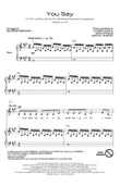 You Say (arr. Heather Sorenson)