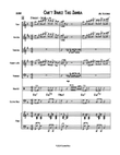 Can't Dance This Samba by Joel Glickman. Jazz piece for small to medium group with flexible instru