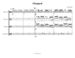 Chopped (Drumline Cadence)