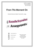From This Moment On