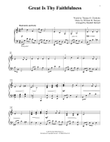 Great Is Thy Faithfulness (arr. Randall Hartsell)