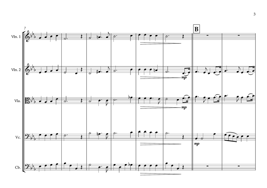 Canadian National Anthem for String Orchestra (MFAO World National Anthem Series) String Orchestra scores gallery preview page 3