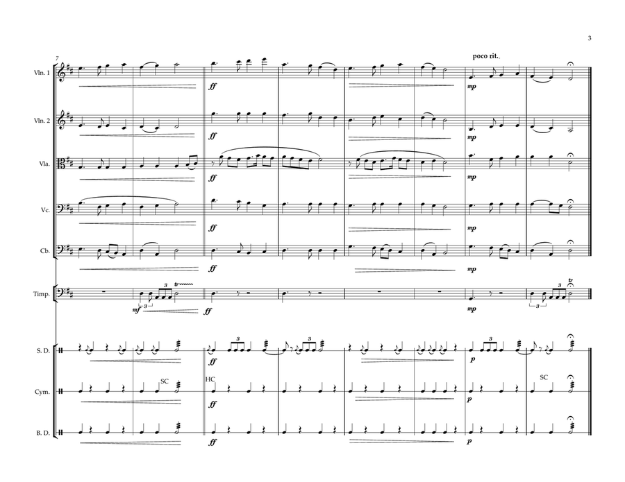 Armenian National Anthem for String Orchestra (MFAO World National Anthem Series) String Orchestra scores gallery preview page 3