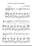 So This is Sad Love's Ending (English horn solo and piano accompaniment)