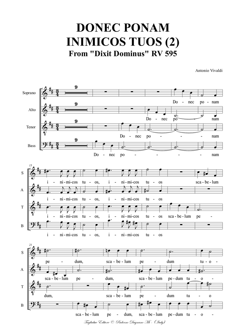 DONEC PONAM INIMICOS TUOS (2) - From 