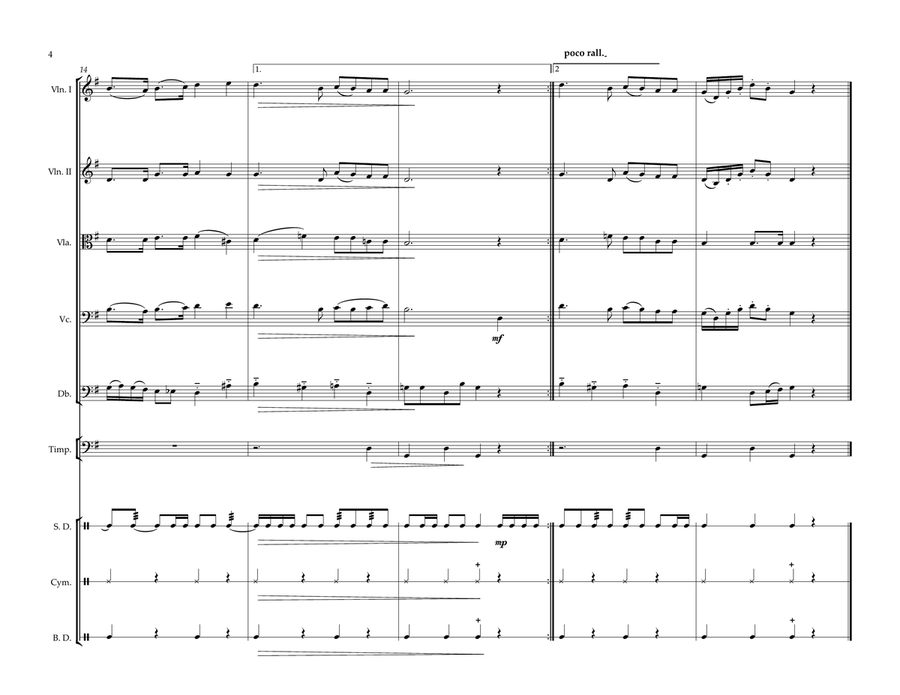 Albanian National Anthem for String Orchestra (World National Anthem Series) String Orchestra scores gallery preview page 4
