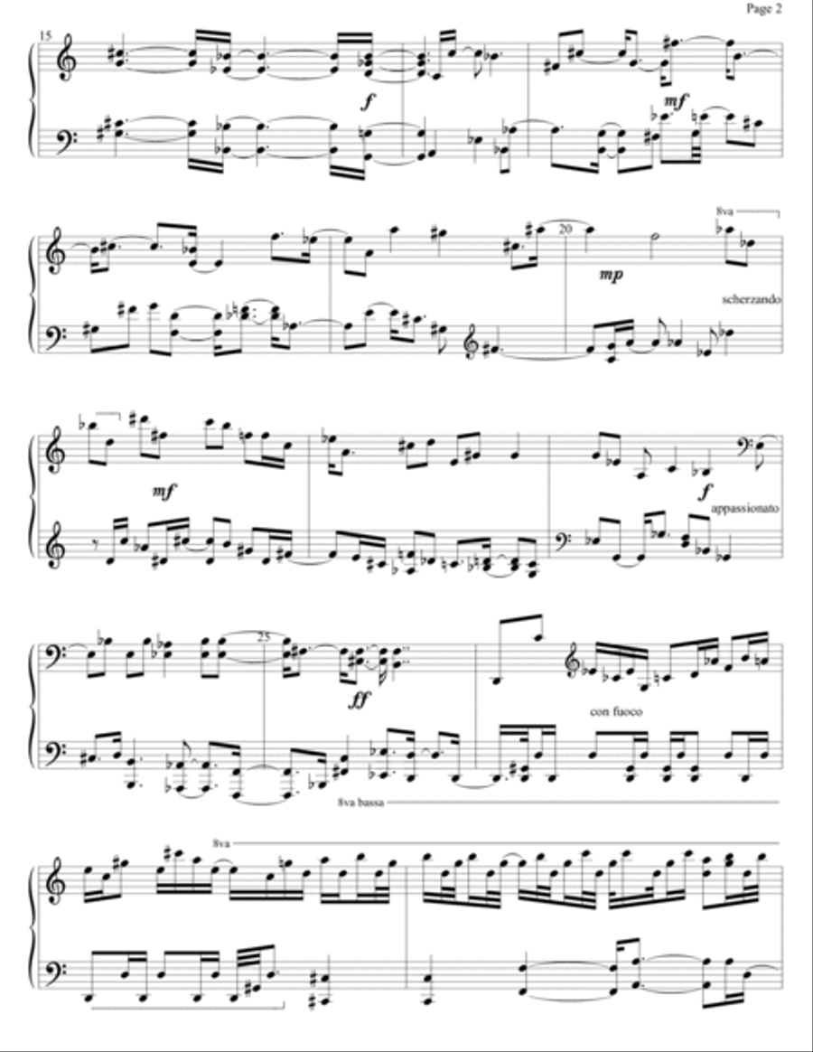 Pastiche for Piano on Kaikhosru Shapurji Sorabji Op.6 Piano Method scores gallery preview page 3