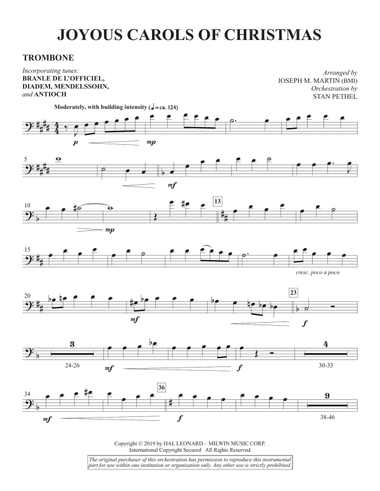 Joyous Carols of Christmas (Consort) - Trombone
