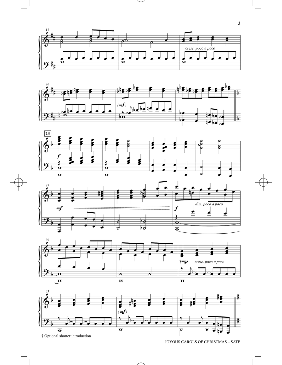 Joyous Carols Of Christmas 4-Part scores gallery preview page 2