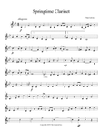 Springtime Clarinet
