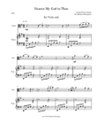 Nearer My God to Thee - Viola