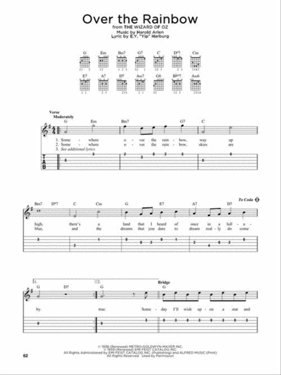 First 50 Kids' Songs You Should Play on Guitar Guitar Tablature scores gallery preview page 7