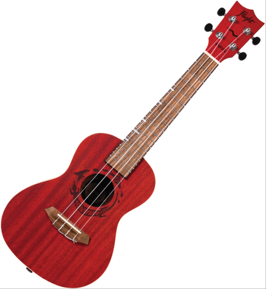 Coral Mahogany Concert Ukulele Ukulele scores gallery preview page 1