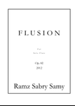 Flusion for Solo Flute, OP. 82