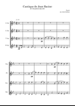 Cantique de Jean Racine [Sax Quartet]