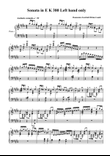 Scarlatti Sonata K.380 for left hand alone