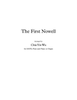 The First Nowell, for SATB/Congregation, Flute and Piano or Organ